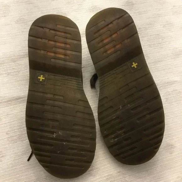 Dr. Martens Perry Oxford Leather Lace Up Shoes Size M8 W9 - Picture 11 of 13